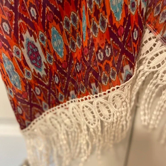 Kohl’s Boho multicolored duster - Picture 3 of 3